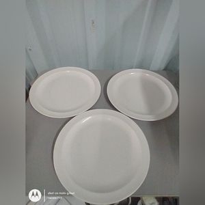 Vtg. Prolon Melamine Plates 3pc Set